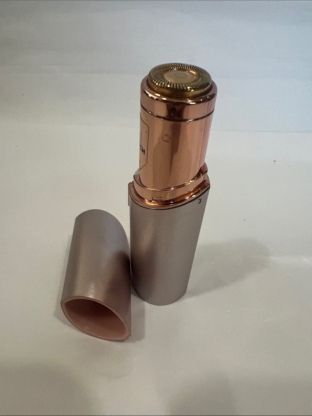 Portable Rose Gold Facial Hair Remover Stick — Gentle Precision for Women